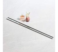 SaniteModar Caniveau Douche Italienne 50 cm | Panneau Etroit, Acier Inoxydable, avec 360° Siphon et Filtre