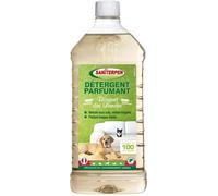 SANITERPEN - Détergent Parfumant Bouquet des Landes - Spécial Animaux de Compagnie - Tout Type de Sols et Surfaces, Parfum Longue Durée, Jusqu’à 100 Lavages - Fabrication Française - Flacon 1 L
