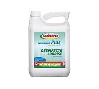 SANITERPEN Plus 5 L Désinfectant Plus Fraicheur e 5L. Bactéricide concentré