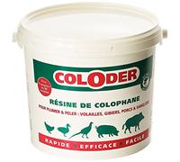 SANITERPEN - Résine de Colophane COLODER - Poudre à Déplumer et à Peler - Rapide, Efficace, Facile - Au Pin des Landes, 100% Naturel, Fabrication Française - Seau 3,5 kg
