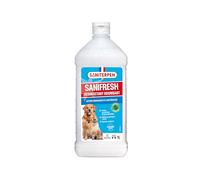 SANITERPEN SaniFresh - Désinfectant Parfumant Animaux Multi-surfaces 1 L | Bactéricide TP2, norme NF EN 14349, parfum mentholé toléré par les animaux, sols et surfaces lavables