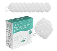 SANITODOS FFP2 NR CE 2163 Masque de protection personnelle EPI 5 couches Masque KN95 haute efficacité Filtration Boîte de 10 unités CE 2163 + Norme EN 149:2001 + A1:2009