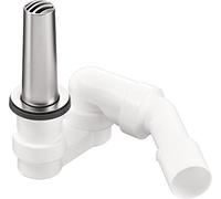 Sanitop-Wingenroth 22108 5 Bonde de Receveur de Douche 3,8 cm x 40/50 mm, Chrome avec piège à odeurs