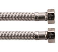 Sanitop-Wingenroth Tuyau de raccord pour le raccordement d'un robinet | Jeté 3/8" x 3/8" x 800 mm | Tuyau flexible | Tuyau de raccordement | Raccord de tuyau | 19340 5