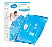 Sanity Compresse gel chaud/froid, avec deux possibilités d'utilisation, 19 x 30 cm, en cas de douleurs et de blessures de grandes parties du corps - dos, ventre, cuisses, passe au micro-ondes