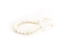 SANKAL Bracelet pierre naturelle perles 8 mm - Bracelet plus résistant - pour tous poignets (Piedra lunar)