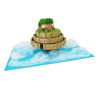 Sankei Kit de papier Studio Ghibli Castle in the Sky Diorama Origami sans peinture pour Enfant et Adulte, Non pliable