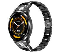 Sankel Bracelet compatible avec Garmin Venu 4 45 mm/Venu 3/Venu 2/Vivoactive 4, bracelet pour femme 22 mm à dégagement rapide en métal avec strass, bracelet pour Forerunner 570 47 mm/Forerunner 265