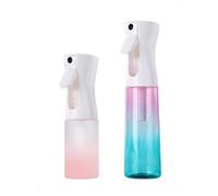 SanKristo 2 Pièces Vaporisateur pour Cheveux à Brume Ultrafine, Dégradé Pulvérisateur Réutilisable 200ml et 300ml pour Soin des Cheveux, Visage, Jardinage et Toilettage, Rose et Bleu