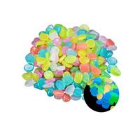 SanKristo 200 Pièces Galet Lumineux Cailloux, Lumineux Pierres Artificiels pour Décorations de Jardin, Petits Lumineuse Exterieur Décoratives pour DIY, Aquariums, Jardin, Les Allées