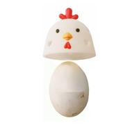 SanKristo Brosse en Silicone pour Nettoyer Les Oeufs 2 Pièces, Brosse à Oeufs en Forme de Tête de Poulet Nettoyeur Laveuse D'oeufs Frais, Brosse à Oeufs Multifonctionnelle Réutilisable