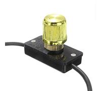 Sankuai 1pc Brass Lampe Dimmer Lampe Rotary Interrupteur 120 Volt 500W Lumière réglable Dimmer Switch for Ze-256 Zing Ear Double