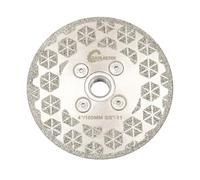 SANLEETEK Disque Diamant 105mm Électroplaqué Lame pour Découpage et Meulage pour Granit Marbre Céramique Carreaux de Porcelaine Quartz M14 Filetage