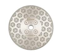 SANLEETEK Disque Diamant 125mm Double Face Électroplaqué Lame pour Découpage et Meulage pour Granit Marbre Céramique Carreaux de Porcelaine Quartz M14 Filetage