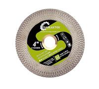 SANLEETEK Disque Diamant Carrelage 105mm Lame pour Porcelaine Carreaux de Céramique Marbre Pierre Artificielle avec Bord en Maille X Double Face