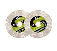 SANLEETEK Disque Diamant Carrelage 115mm 2pcs Lame Design Triangulaire pour Carreaux de Céramique Porcelaine Marbre Pierre Artificielle Quartz