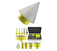 SANLEETEK Foret Diamant Carrelage Kit et Mèches de Chanfrein Diamanté 35mm SANLEETEK