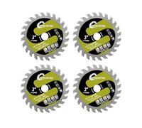 SANLEETEK Lame de Scie Circulaire - 4pcs 75mm Disque Carbure Bois Disque à Tronçonner pour Bois Plastique pour Meuleuse d'angle