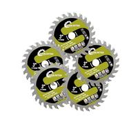 SANLEETEK Lame de Scie Circulaire - 5pcs 75mm Disque Carbure Bois Disque à Tronçonner pour Bois Plastique