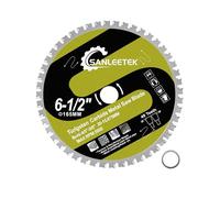 SANLEETEK Lame Scie Circulaire Métal - 165mm Disques à Tronçonner Carbure de Tungstène TCT pour Acier Fer Acier Inoxydable Métaux Ferreux Tube, Alésage 20mm x 15,875mm, 48 Dents