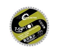 SANLEETEK Lame Scie Circulaire Métal - 184mm Disques à Tronçonner Carbure de Tungstène TCT pour Acier Fer Acier Inoxydable Métaux Ferreux Tube, Alésage 15,875mm, 48 Dents