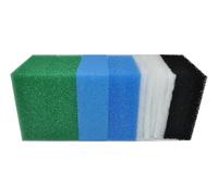 SANLILI Kit de filtres compatibles avec Juwel Standard/Bioflow 6,0 l (2 éponges bleues (fines), 1 éponge bleue (grossière), 1 éponge verte, 2 éponges à charbon actif, 5 éponges filtrantes blanches