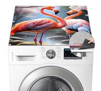 SANLIUSANJIU Protection Machine a Laver 60×60cm, tapis pour machine à laver, Cache-PoussièRe Machine, Tapis De Protection Pour Dessus De Machine à Laver, Pour Machine, RéFrigéRateur, Cuisine (D)