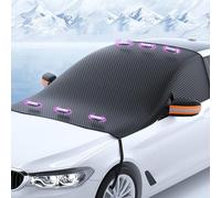 SANLUFACC Protege Pare Brise Givre pour Renault Captur II 2019 2020 2021 2022 2023 2024, Couverture Pare Brise Voiture Repliable Anti Givre& Neige Voiture Accessoires,A