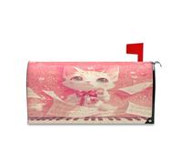 sanluoli Couverture décorative esthétique pour boîte aux lettres d'été - Vert pêche - 52,8 x 64,5 cm