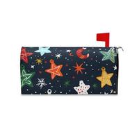 sanluoli Housse magnétique pour boîte aux lettres Mardi avec éléments de Noël 45,7 x 52,6 cm