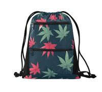 sanluoli Sac à dos de football avec cordon de serrage robuste avec poches en maille pour bouteille d'eau 45,7 x 33 cm