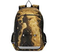 sanluoli Sac à dos de karaté pour enfants de 8 à 12 ans : sac à livres moderne pour étudiant dans des couleurs assorties - Fée d'astrologie de tarot blonde