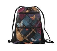 sanluoli Sac de football tendance avec cordon de serrage pour homme avec poches en maille pour bouteille d'eau 45,7 x 33 cm