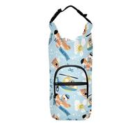 sanluoli Sac de transport pour bouteille d'eau polyvalent isotherme 50/61/81/120 ml, sac porte-bouteille d'eau de dessin animé Jets Ours