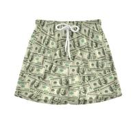 sanluoli Short de bain pour garçon, maillot de bain double couche, Cent dollars en espèces, 6 ans