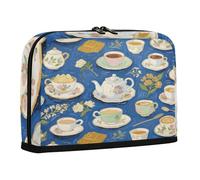 sanluoli Trousse à crayons de grande capacité avec fermeture éclair pour enfants, cosmétiques, art, peinture, thé de l'après-midi