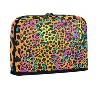 sanluoli Trousse à crayons de grande capacité multi-usages pour adolescents, fournitures scolaires, imprimé animal coloré, guépard