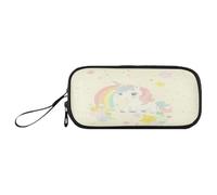 sanluoli Trousse à crayons en nylon noir et rouge pour le Nouvel An, oiseaux et fleurs, pour étudiants, grande capacité, trousse à crayons artistique, trousse de papeterie pour écolier