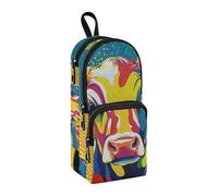 sanluoli Trousse à crayons Pop Art en nylon avec 3 compartiments - Multifonction et esthétique - Pour fournitures scolaires - 1600 ml