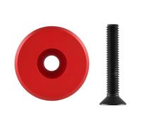 Sanmum Capuchon pour casque de vélo | Capuchon de direction léger de 28,6 mm + vis en aluminium pour vélo VTT vélo de route