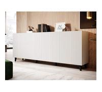 Sanna - buffet bas - 200 cm - style contemporain - Blanc