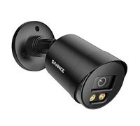 SANNCE 1080P TVI Bullet Caméra de Surveillance Extérieure, Caméra Extérieure à Vision Nocturne Couleur avec 2 Lumières Chaudes, IP66 étanche pour Une Utilisation Intérieure et Extérieure