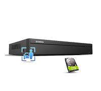 SANNCE 16CH 4K PoE NVR Enregistreur de Système de Surveillance avec 2 to de Surveillance Vidéo pour Caméra IP 8MP/5MP/4MP/1080P Enregistreur Vidéo de Surveillance Extérieure avec Détection
