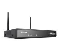 SANNCE 8CH 5MP NVR Système de Surveillance Enregistreur WLAN Vidéosurveillance pour Caméra IP Sécurité Intérieure et Extérieure (sans Disque)