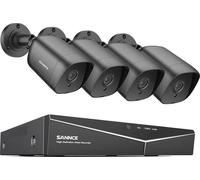 SANNCE 8CH DVR Système CCTV, 5MP résolution, détection de mouvement, 1080P 4PCS DVR Kit, 1T