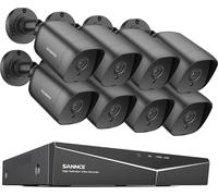 SANNCE 8CH DVR Système CCTV, 5MP résolution, détection de mouvement, 5MP 8PCS DVR Kit, 4T