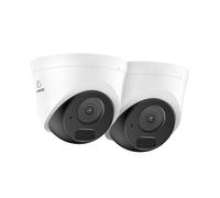 SANNCE Caméras de Sécurité POE 5MP avec Audio, Caméras IP de CCTV Extérieures, Détection des Humains/Véhicules, Vision Nocturne 30m, Angle Large 2,8mm, Résistant aux Intempéries IP67, Lot de 2