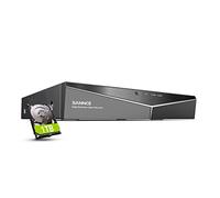 SANNCE DVR 16 canaux 1080p de sécurité pour système de caméra CCTV intérieur / extérieur analogique / AHD / TVI / IP, détection de mouvement, alarma-1 To HDD