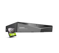 SANNCE DVR 16 canaux 1080p de sécurité pour système de caméra CCTV intérieur / extérieur analogique / AHD / TVI / IP, détection de mouvement, alarma-2 To HDD