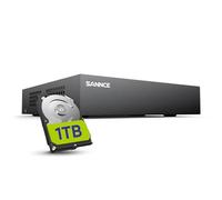 SANNCE DVR 8 canaux 1080P, Enregistreur vidéo numérique HD Filaire pour système de vidéosurveillance Maison, CCTV Autonome Compatible caméras 5-en-1 CVBS/AHD/TVI/CVI/IP, Disque Dur 1 to